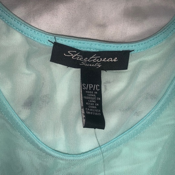 Baby blue dress NWT, belt loops - Picture 4 of 4